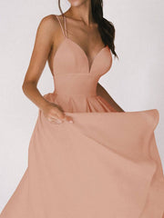 Inrosy mi-longue robe trapèze dos nu fines brides v-cou femme élégant de cocktail