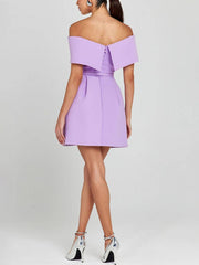 Inrosy robe patineuse moulante col bateau ceinture sans manches femme élégant décontracté de cocktail de fete