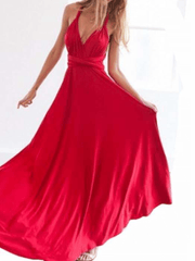 Inrosy robe demoiselle d'honneur irrégulière fendu nœud dos nu sans manches femme élégant de soirée pour mariage