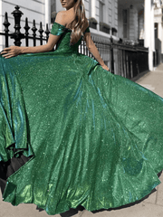 Inrosy robe longue brillante paillette bustier fendu le côté fluide dos nu sans manches femme élégant mode de soirée