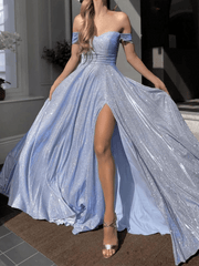 Inrosy robe longue brillante paillette bustier fendu le côté fluide dos nu sans manches femme élégant mode de soirée