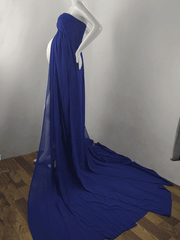 Inrosy robe de grossesse dentelle fendu bustier dos nu sans manches femme élégant mode enceinte photo shooting