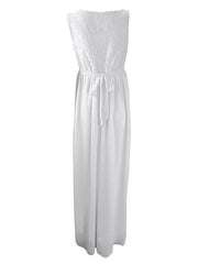 Inrosy robe de grossesse dentelle ceinture col rond sans manches femme élégant bohème de soirée enceinte shooting