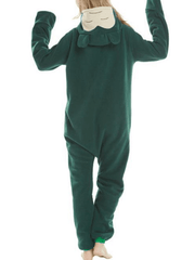 Inrosy pyjama combinaison adulte animaux flanelle à capuche manches longues femme mignon noël pour une performance sur scène