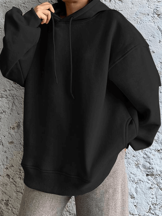 Inrosy sweatshirt à capuche manches longues femme sport mode oversized décontracté huats