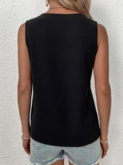 Inrosy débardeur v-cou sans manches femme casual boho hauts