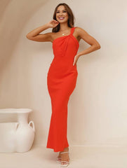 Inrosy robe demoiselle d'honneur satin trapèze bustier sans manches femme élégant doux invité mariage