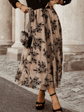 Inrosy jupe bouffante tutu tulle fluide brodée femme élégant mode vintage