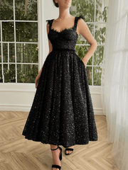 Inrosy robe longue brillante paillette dos nu sans manches élégant mode femme bal de promo cocktail
