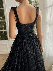Inrosy robe longue brillante paillette dos nu sans manches élégant mode femme bal de promo cocktail