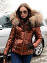 Doudoune Chaude D'hiver Pour Femme Avec Capuche - Parka Polaire épaisse En Peluche - Coupe-vent Et Confortable - Veste Chaude Pour La Saison Froide - 3