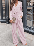 Inrosy ensembles tailleur pantalon pour femme blazer deux pièces de bureau avec boutons manches longues élégant oversized automne