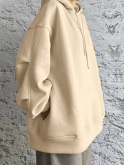 Inrosy sweatshirt à capuche manches longues femme sport mode oversized décontracté huats
