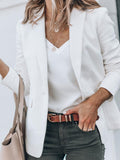 Inrosy blazer avec poches mode femme veste blanche